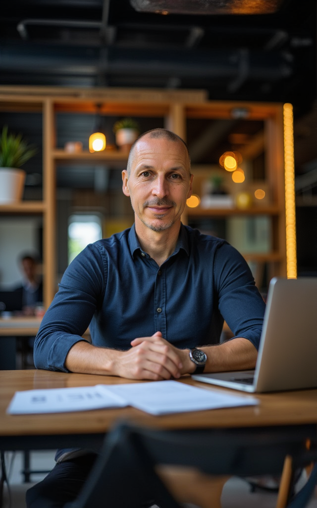Gerald Hochedlinger im Gespraechsumfeld